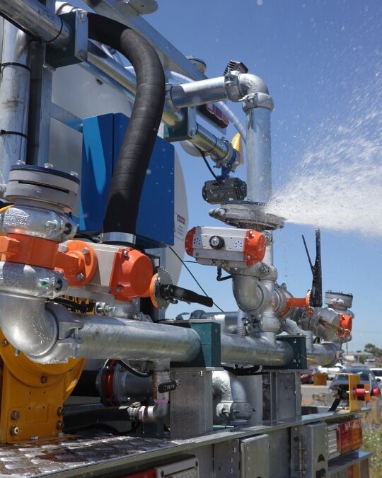 3 x Individually Operated Rear Spray Heads